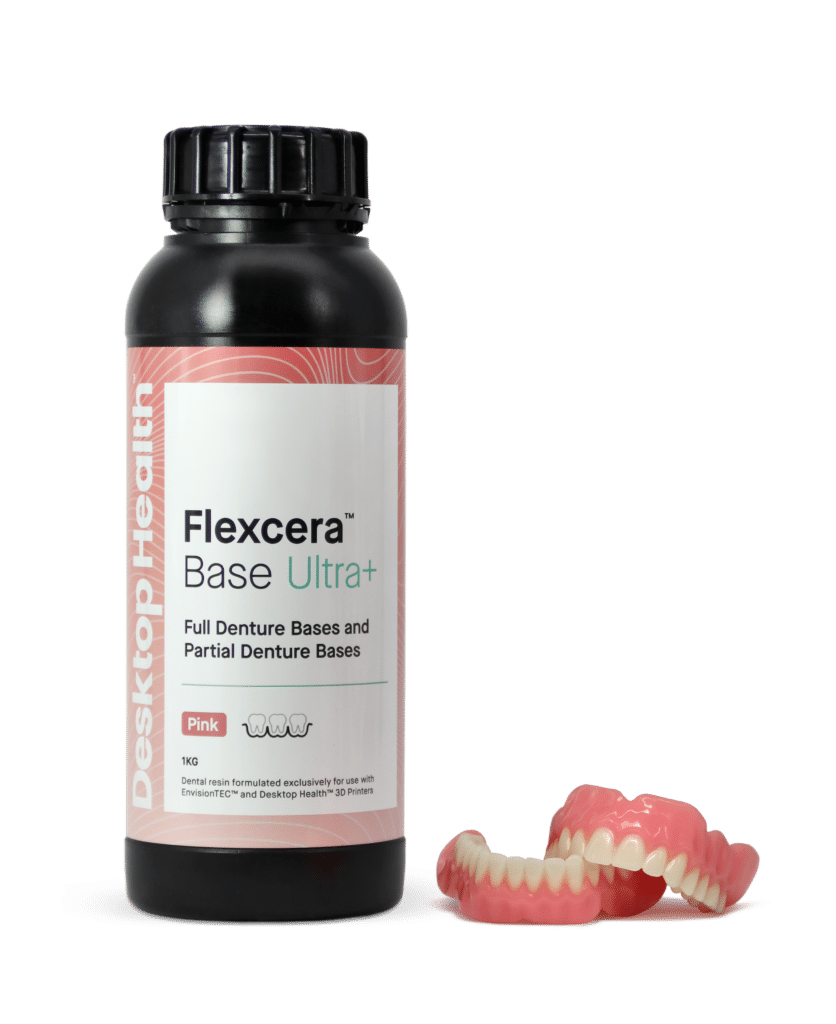 Flexcera Base Ultra+ for perfect 3d printed denture bases